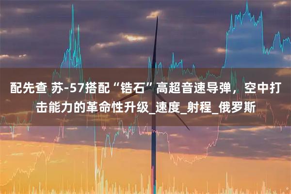 配先查 苏-57搭配“锆石”高超音速导弹，空中打击能力的革命性升级_速度_射程_俄罗斯